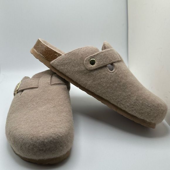 CUSHIONAIRE Womens Clog 10 SAND WOOL - Picture 6 of 7